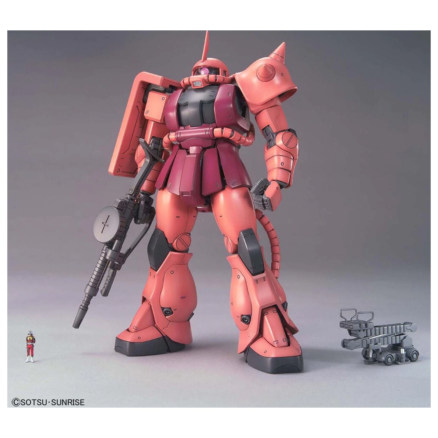 Gundam MS-06S Zaku II Char Aznable Custom Ver. 2.0 Zestaw modelarski kombinezonu mobilnego MG 1/100 zdjęcie produktu