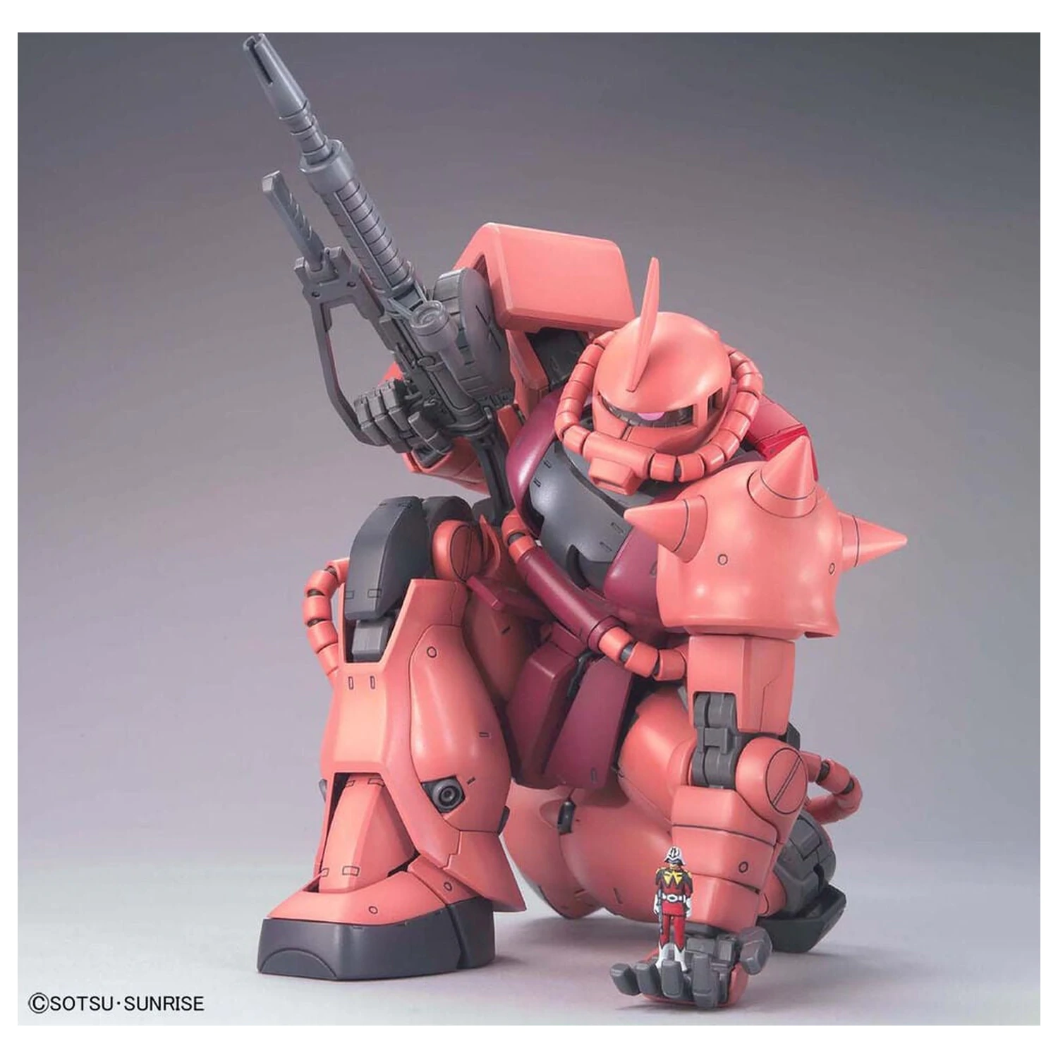 Gundam MS-06S Zaku II Char Aznable Custom Ver. 2.0 Zestaw modelarski kombinezonu mobilnego MG 1/100 zdjęcie produktu