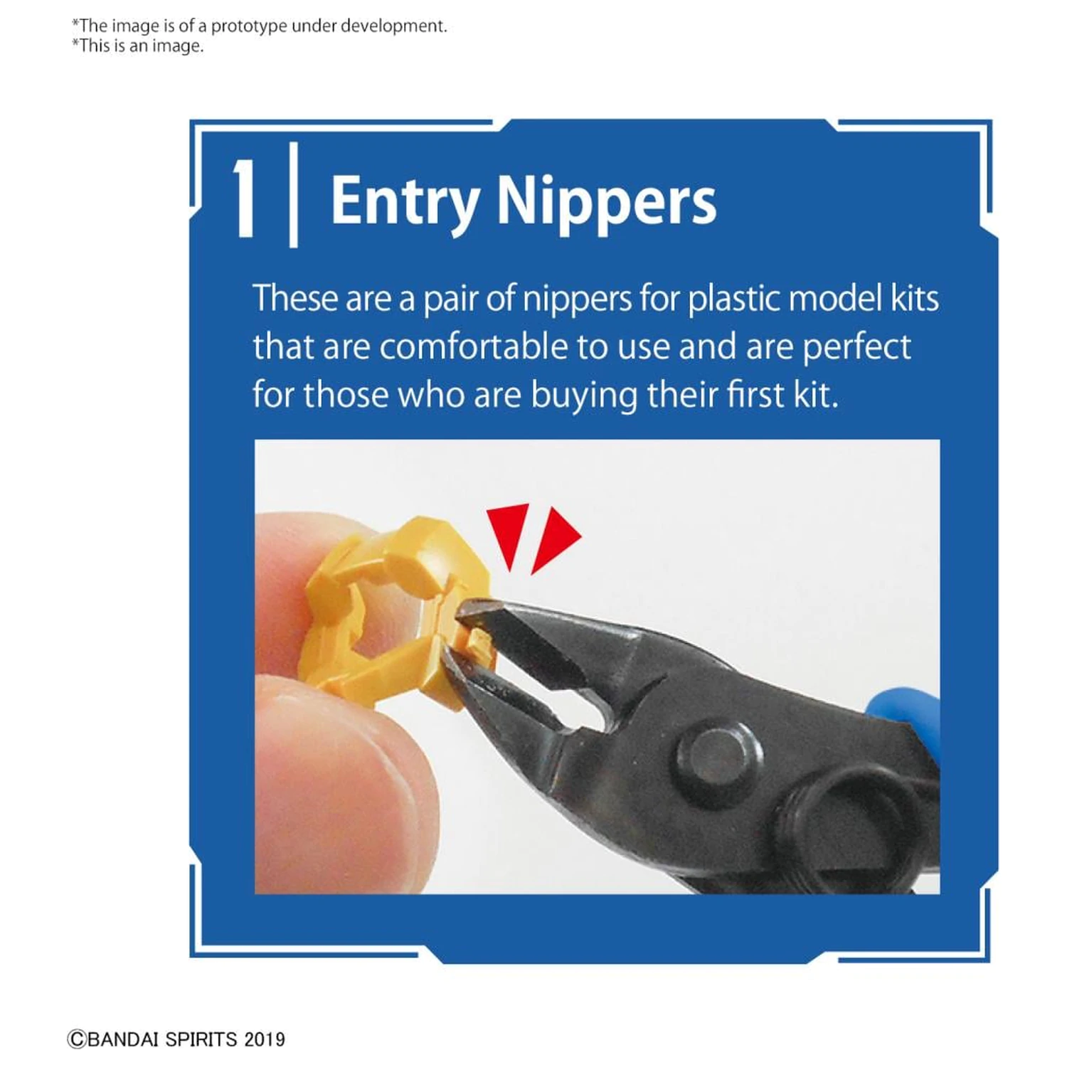 Gundam Nipper Bandai Spirits Entry Tool Set Model Zestaw do budowania modelu zdjęcie produktu