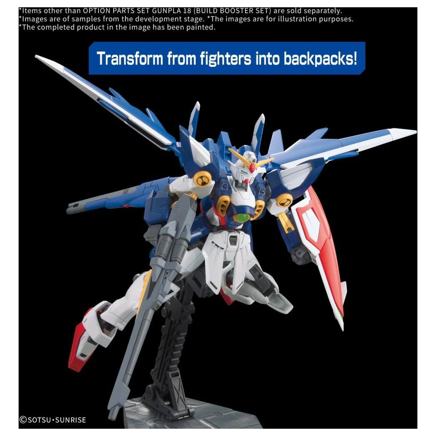 Gundam Option Parts Set Gunpla 18 (Build Booster Set) Model Zestaw zdjęcie produktu