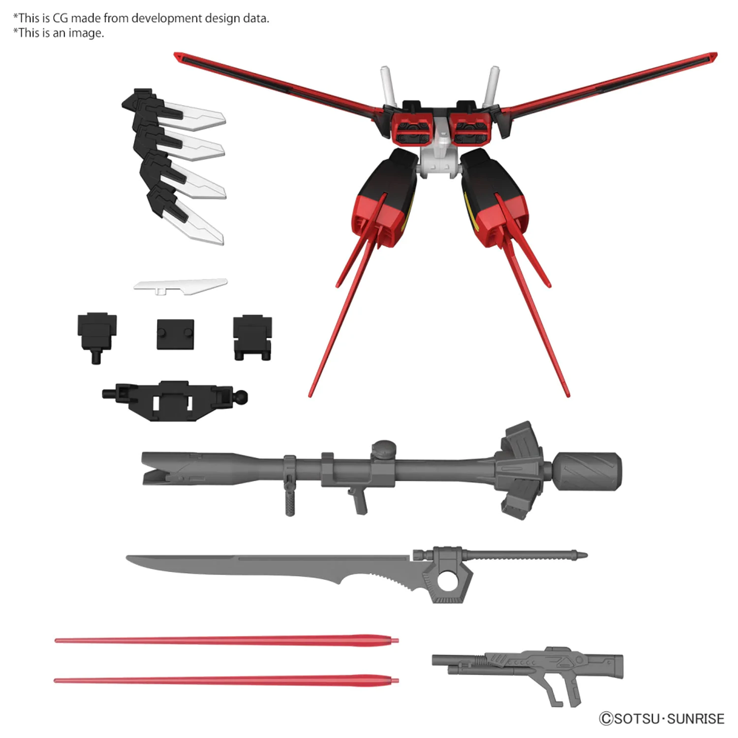 Gundam Zestaw części opcjonalnych Gunpla 01 (Aile Striker) Zestaw modeli zdjęcie produktu