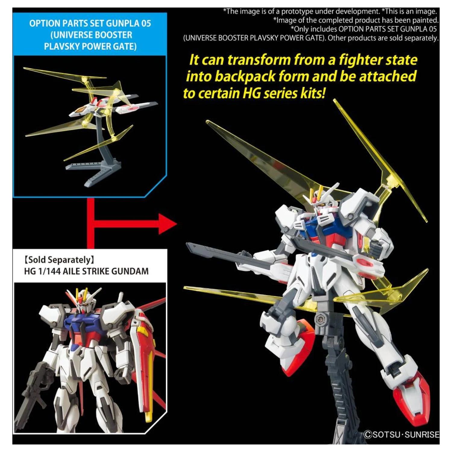Zestaw Gundam Option Parts Set Gunpla 05 (Universe Booster) Model Kit zdjęcie produktu