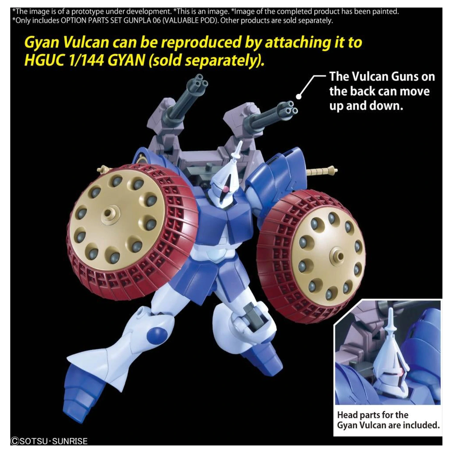 Zestaw części opcjonalnych Gundam Gunpla 06 (Valuable Pod) Model Kit zdjęcie produktu