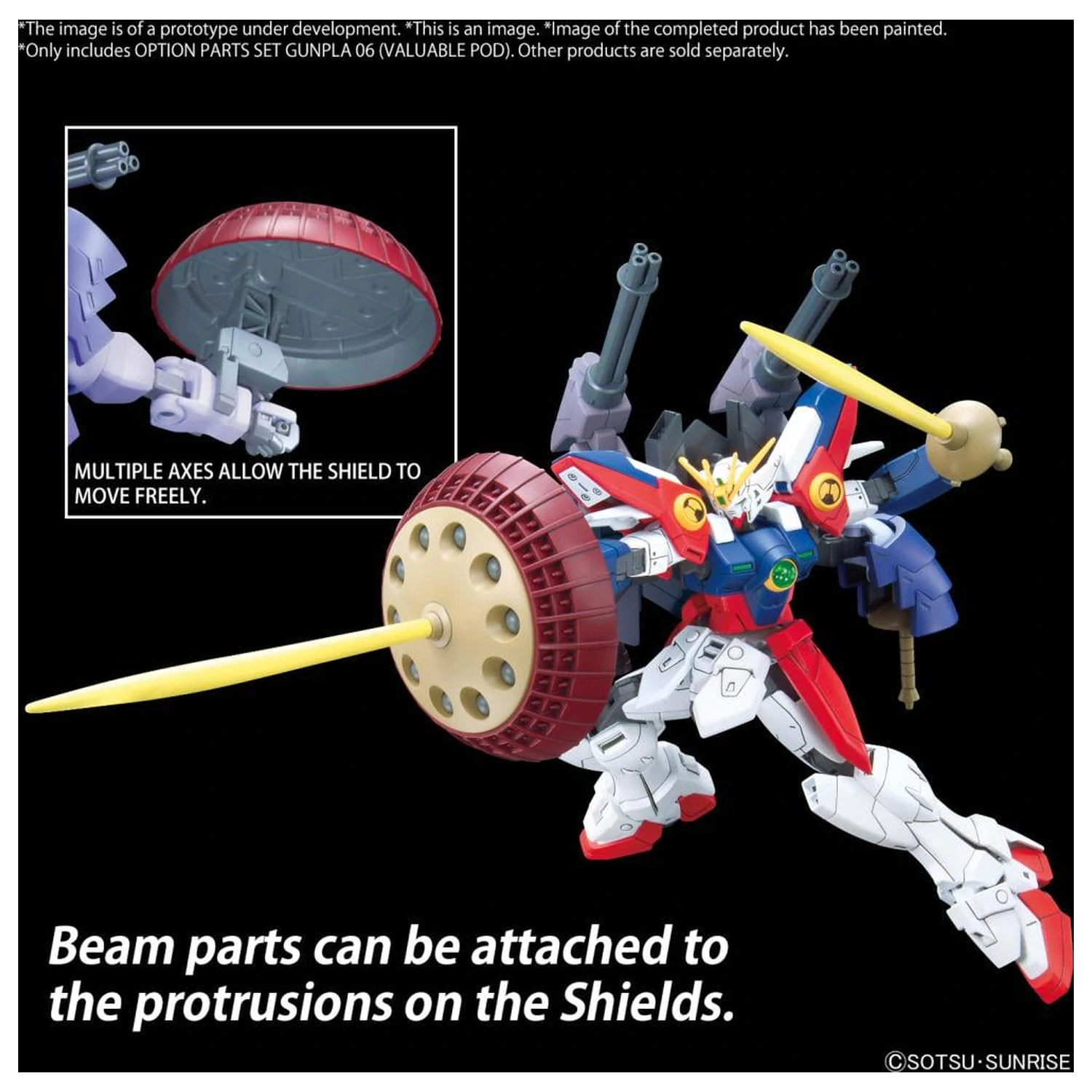 Zestaw części opcjonalnych Gundam Gunpla 06 (Valuable Pod) Model Kit zdjęcie produktu