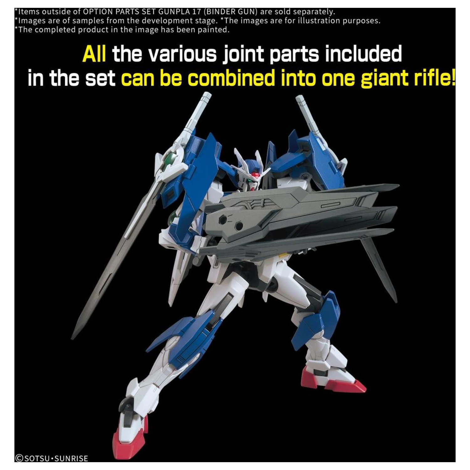 Gundam Option Parts Set Gunpla 17 (Binder Gun) Model Kit zdjęcie produktu