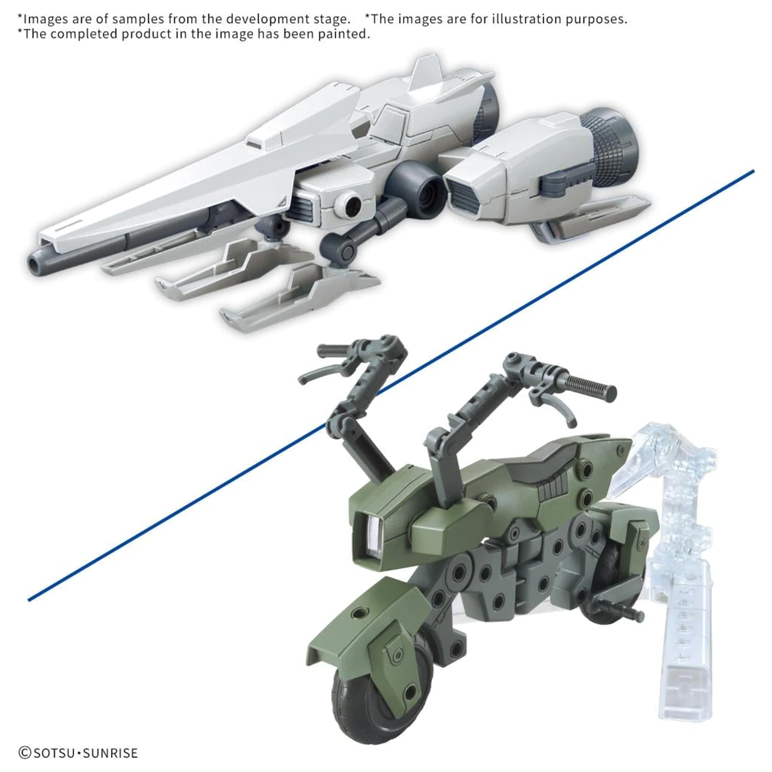Gundam Option Parts Set Gunpla 20 (Ride-on Set) Zestaw Modelu zdjęcie produktu