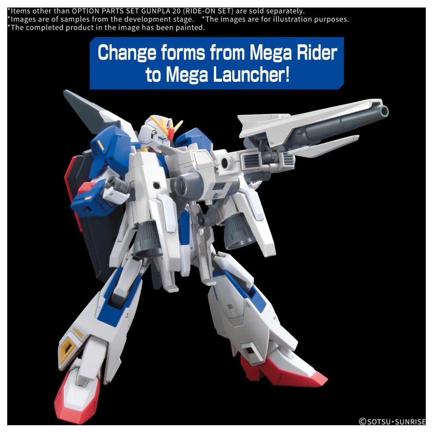 Gundam Option Parts Set Gunpla 20 (Ride-on Set) Zestaw Modelu zdjęcie produktu