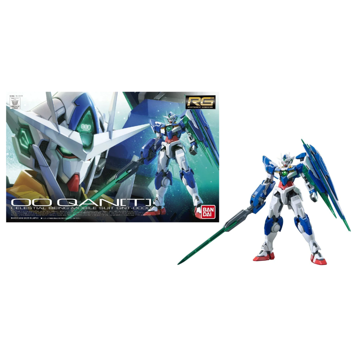 Gundam RG 1/144 00 Qant zestaw modelarski zdjęcie produktu