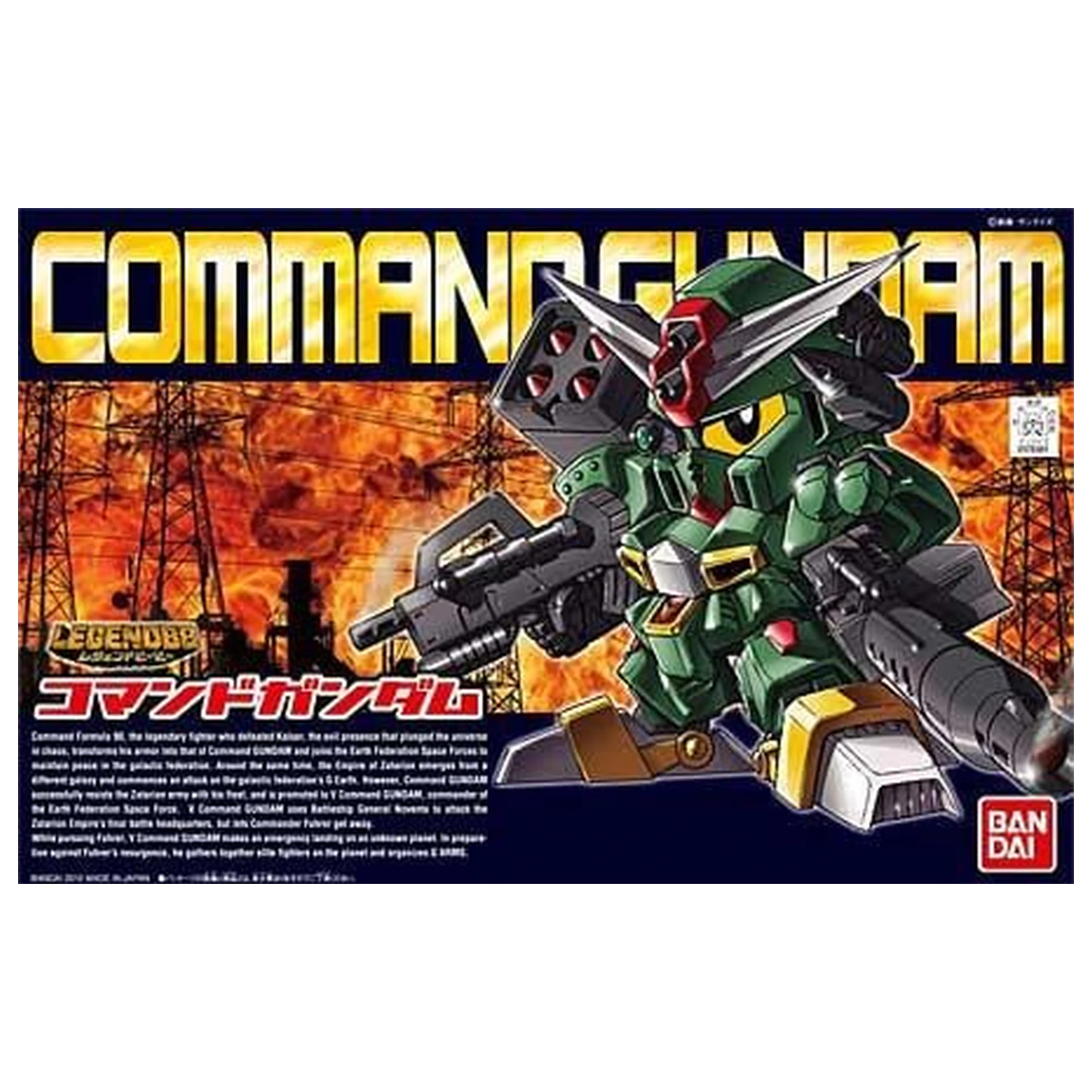 GUNDAM SD BB370 LegendBB Command Gundam Model Kit 8cm zdjęcie produktu