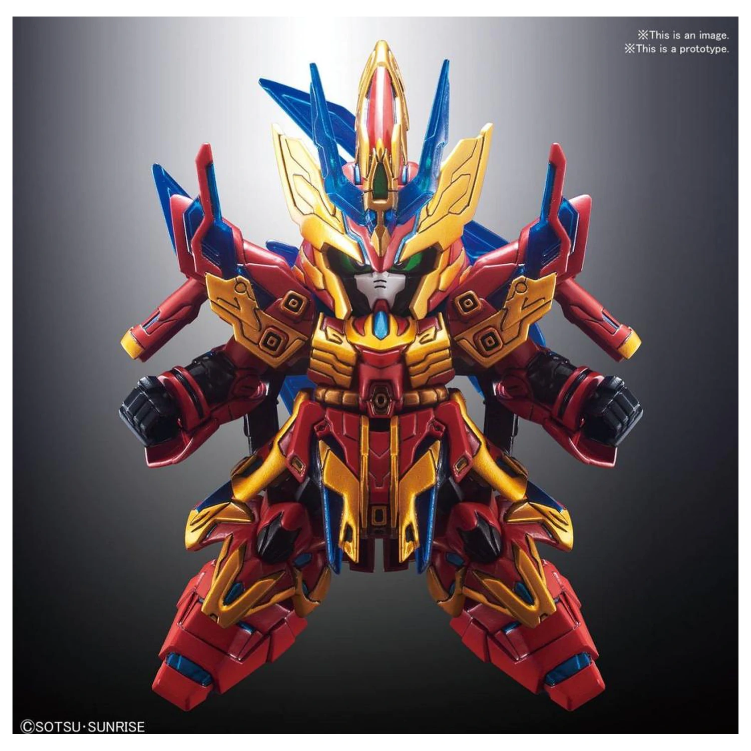 Gundam SD Sangoku Soketsuden Zhang Liao Sazabi Model Kit zdjęcie produktu