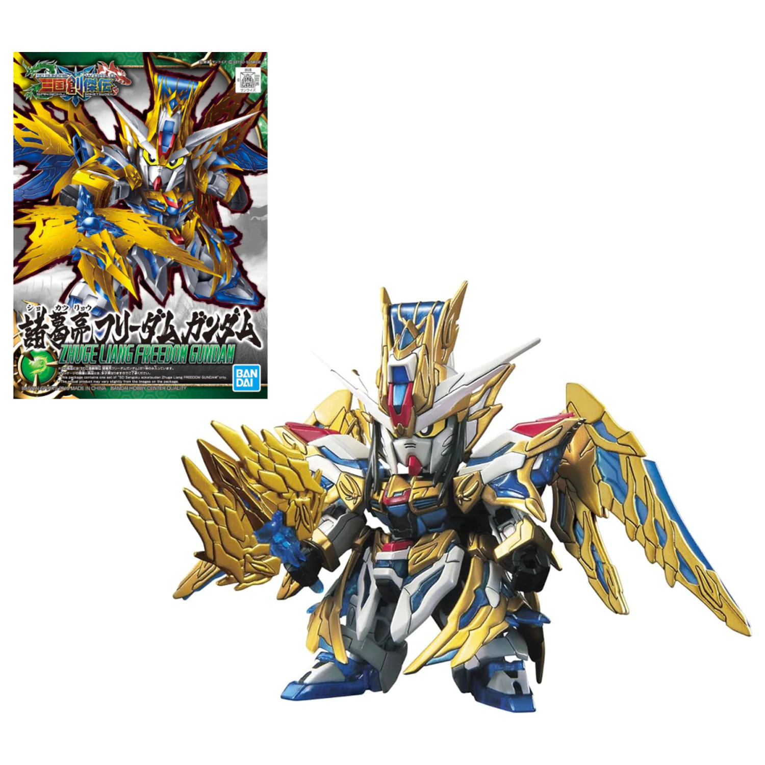Gundam SD Sangoku Soketsuden Zhuge Liang Freedom Gundam Zestaw Modelowy zdjęcie produktu