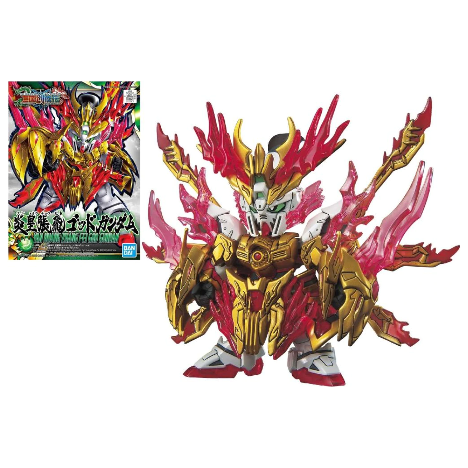 Gundam SD Sangoku Yan Huang Zhang Fei God Gundam Zestaw Modelu zdjęcie produktu