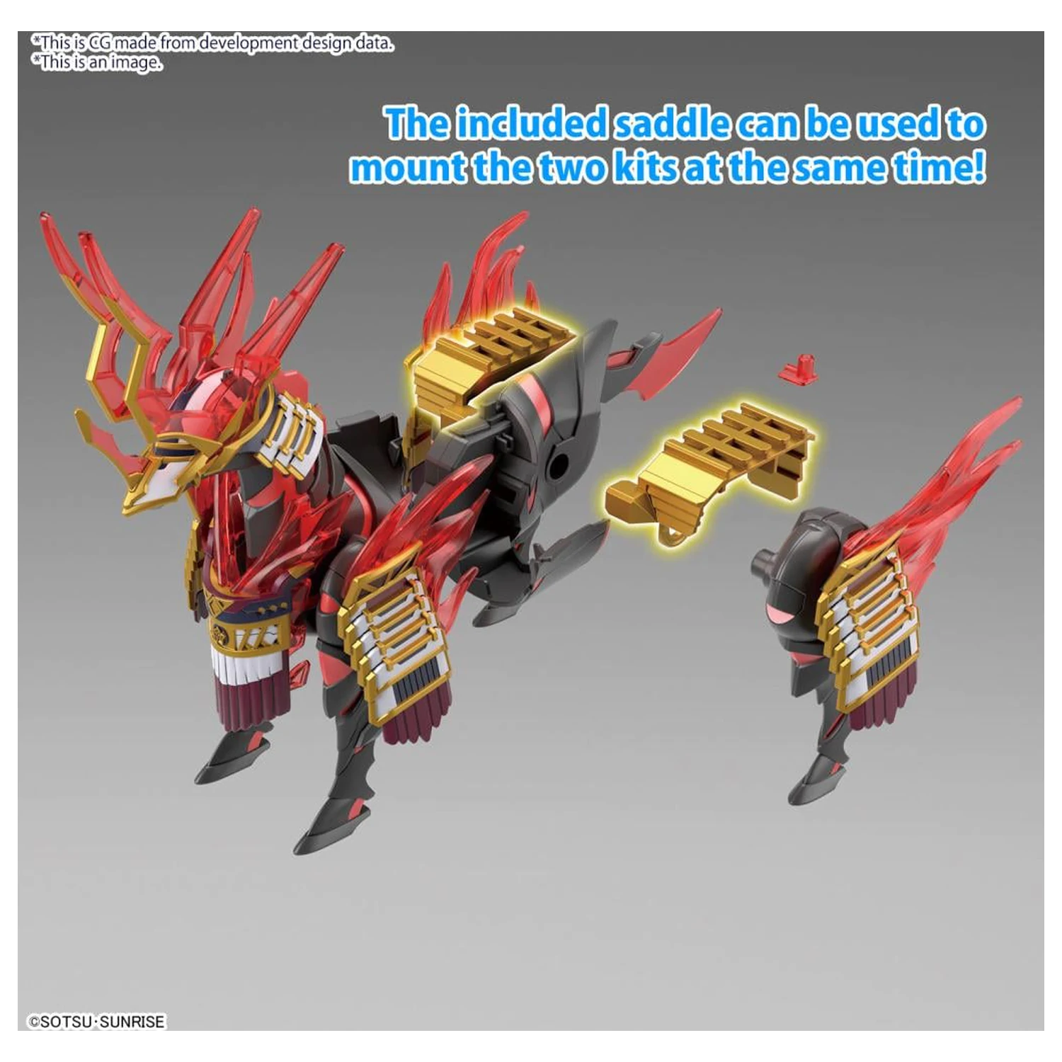 Gundam SDW Heroes Nobunaga's War Horse zestaw modelowy zdjęcie produktu