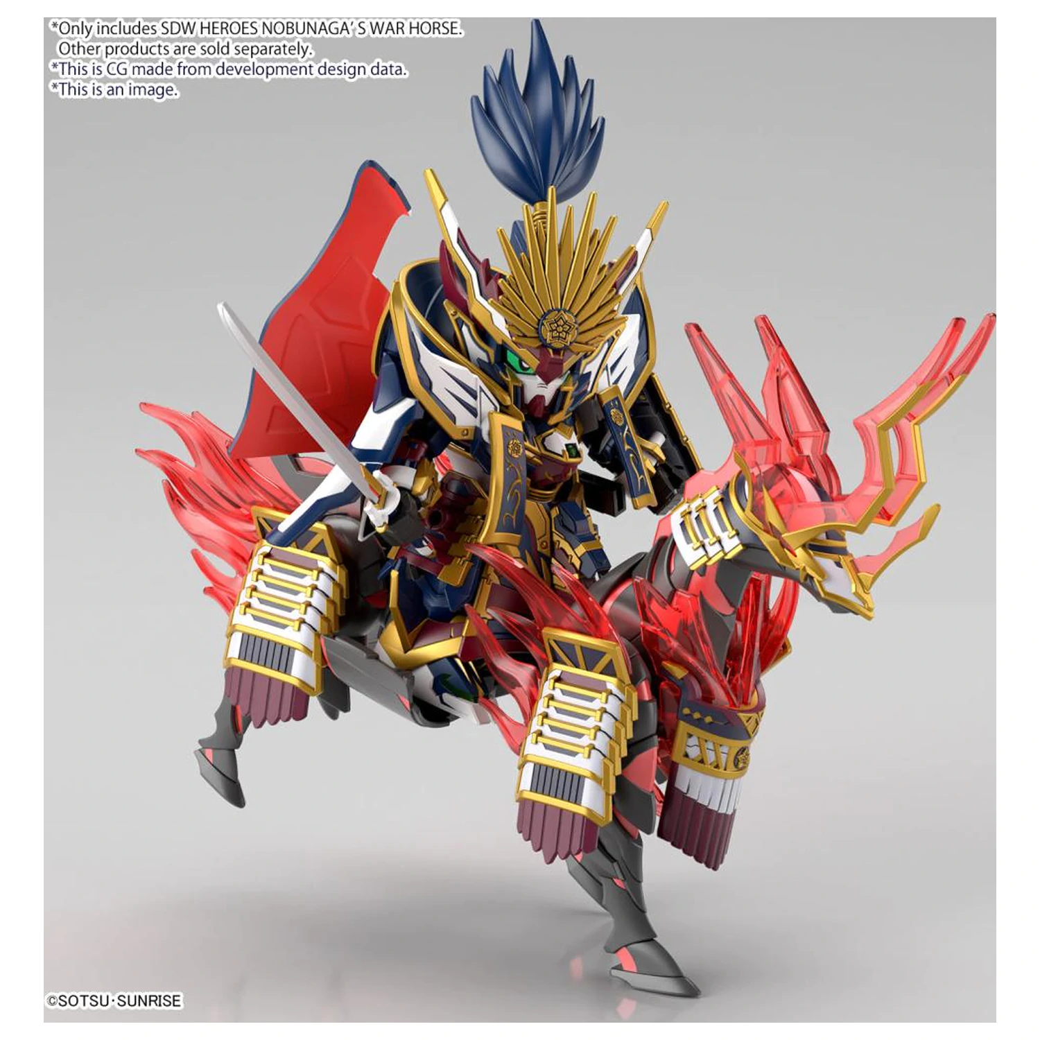 Gundam SDW Heroes Nobunaga's War Horse zestaw modelowy zdjęcie produktu
