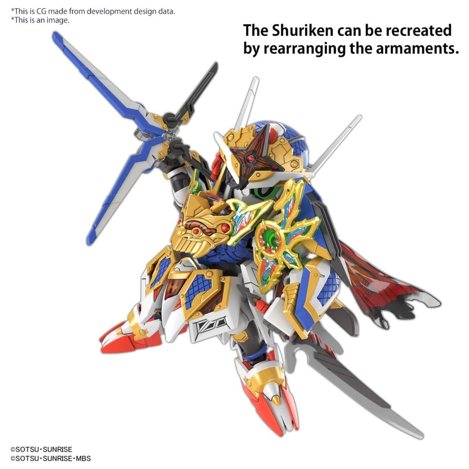 GUNDAM SDW Heroes Onmitsu Gundam Aerial Zestaw modeli zdjęcie produktu