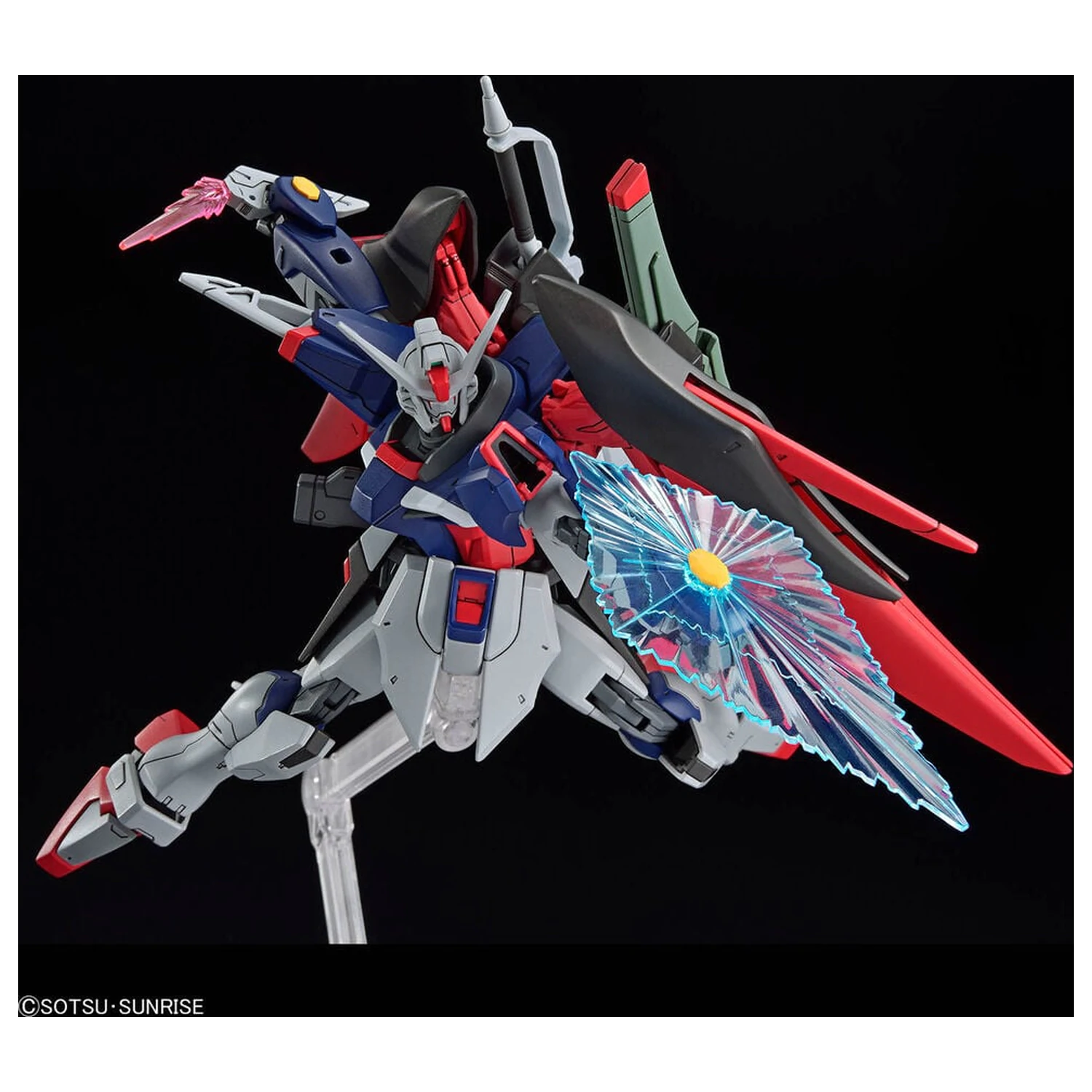 Gundam SEED Freedom ZGMF/A-262PD-P Mighty Strike Freedom Gundam Destiny Gundam II Zeus Silhouette Zestaw Modelowy Ruchomego Kombinezonu HG 1/144 zdjęcie produktu
