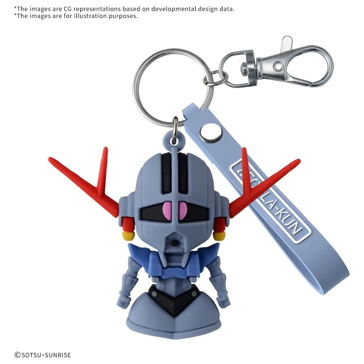 GUNDAM ZEOPLA-KUN 3D Gumowa Maskotka Brelok do kluczy zdjęcie produktu