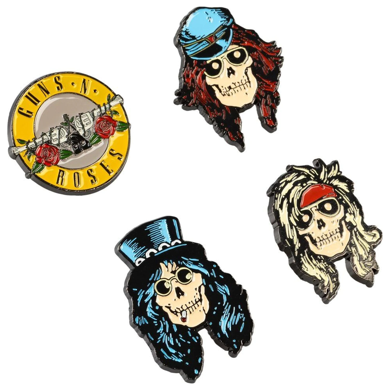 Guns N Roses zestaw 4 przypinek zdjęcie produktu