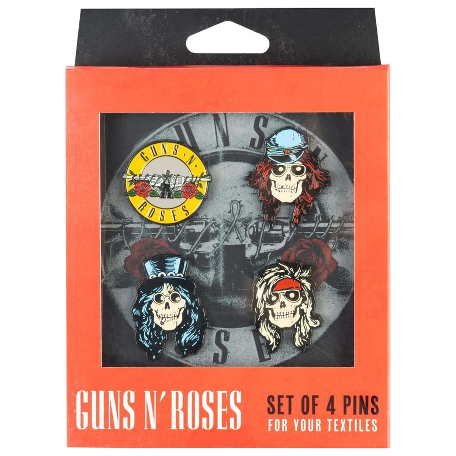 Guns N Roses zestaw 4 przypinek zdjęcie produktu