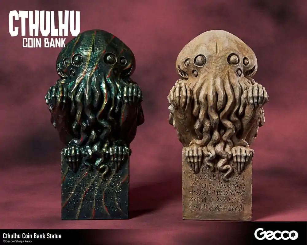 H.P. Lovecraft Cthulhu Mythos Coin Bank Statue Cthulhu (Stone Color) 24 cm / Statuetka Skarbonka zdjęcie produktu