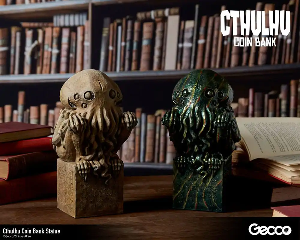 H.P. Lovecraft Cthulhu Mythos Coin Bank Statue Cthulhu (Stone Color) 24 cm / Statuetka Skarbonka zdjęcie produktu