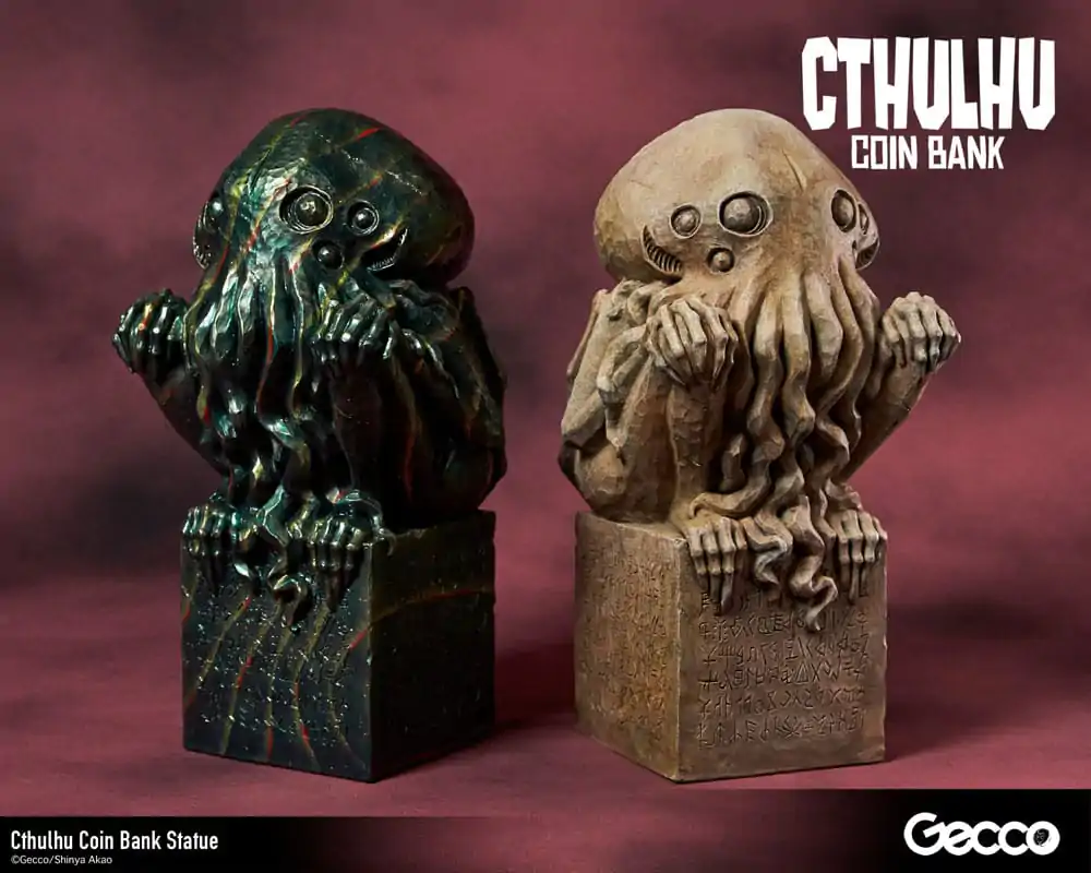 H.P. Lovecraft Cthulhu Mythos Coin Bank Statue Cthulhu (Stone Color) 24 cm / Statuetka Skarbonka zdjęcie produktu