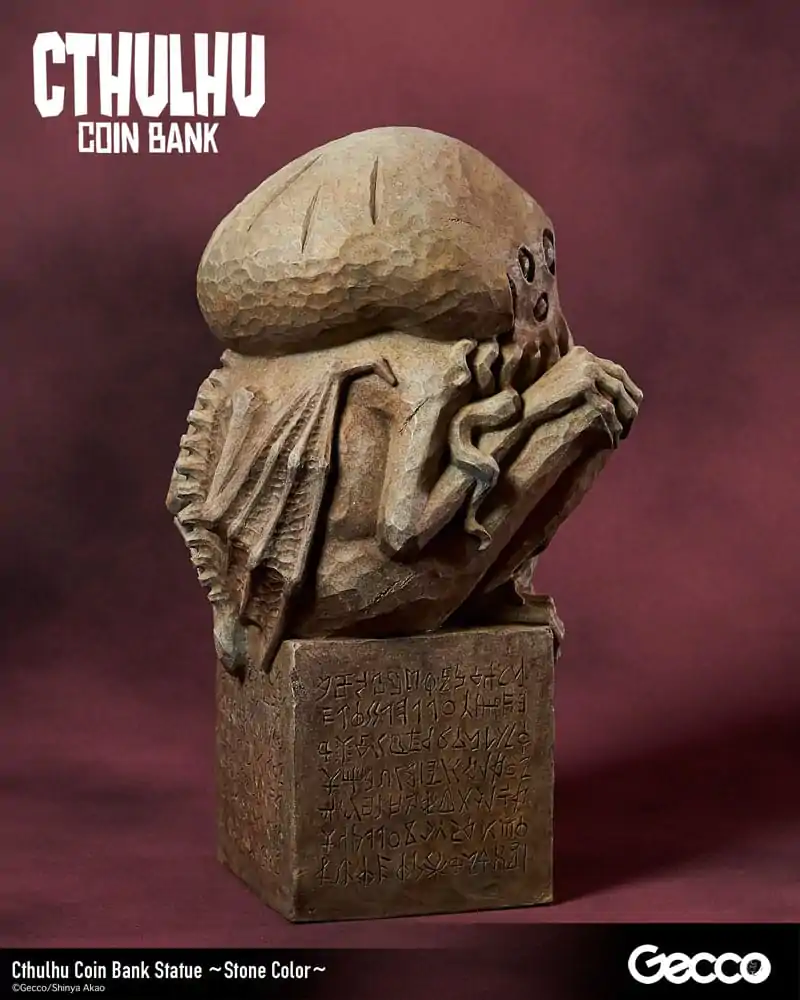 H.P. Lovecraft Cthulhu Mythos Coin Bank Statue Cthulhu (Stone Color) 24 cm / Statuetka Skarbonka zdjęcie produktu