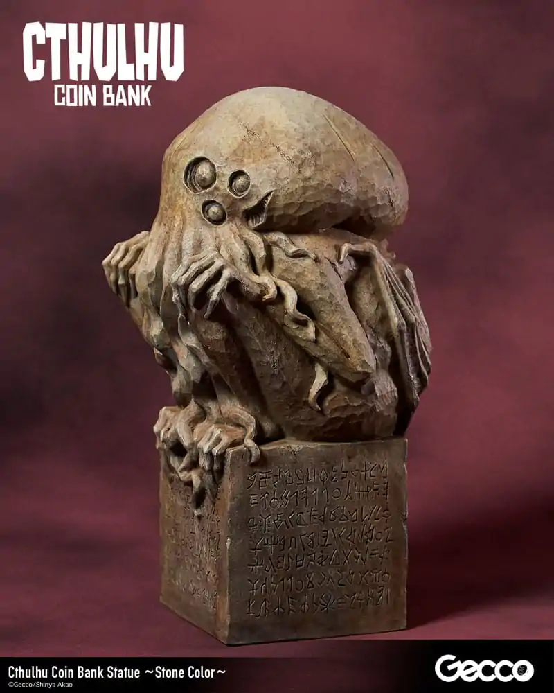 H.P. Lovecraft Cthulhu Mythos Coin Bank Statue Cthulhu (Stone Color) 24 cm / Statuetka Skarbonka zdjęcie produktu