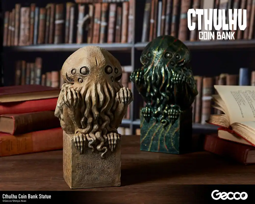 H.P. Lovecraft Cthulhu Mythos Coin Bank Statue Cthulhu (Stone Color) 24 cm / Statuetka Skarbonka zdjęcie produktu