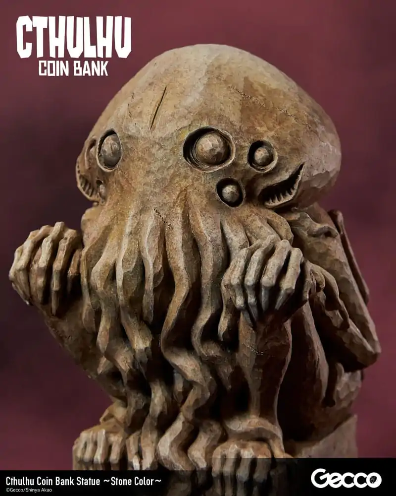 H.P. Lovecraft Cthulhu Mythos Coin Bank Statue Cthulhu (Stone Color) 24 cm / Statuetka Skarbonka zdjęcie produktu