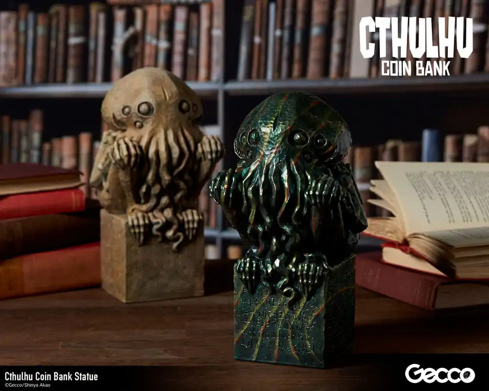 H.P. Lovecraft Cthulhu Mythos Coin Bank Statue Cthulhu (Stone Color) 24 cm / Statuetka Skarbonka zdjęcie produktu