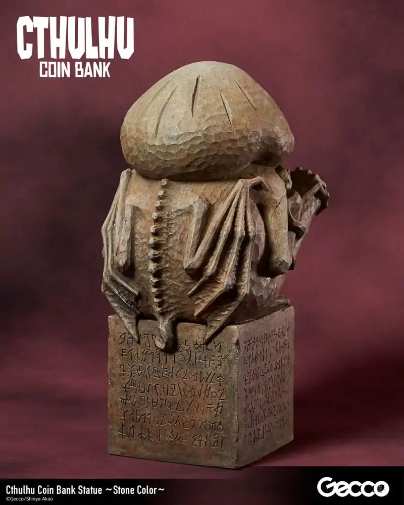 H.P. Lovecraft Cthulhu Mythos Coin Bank Statue Cthulhu (Stone Color) 24 cm / Statuetka Skarbonka zdjęcie produktu