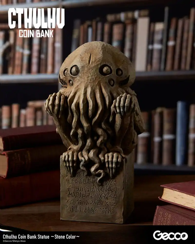 H.P. Lovecraft Cthulhu Mythos Coin Bank Statue Cthulhu (Stone Color) 24 cm / Statuetka Skarbonka zdjęcie produktu