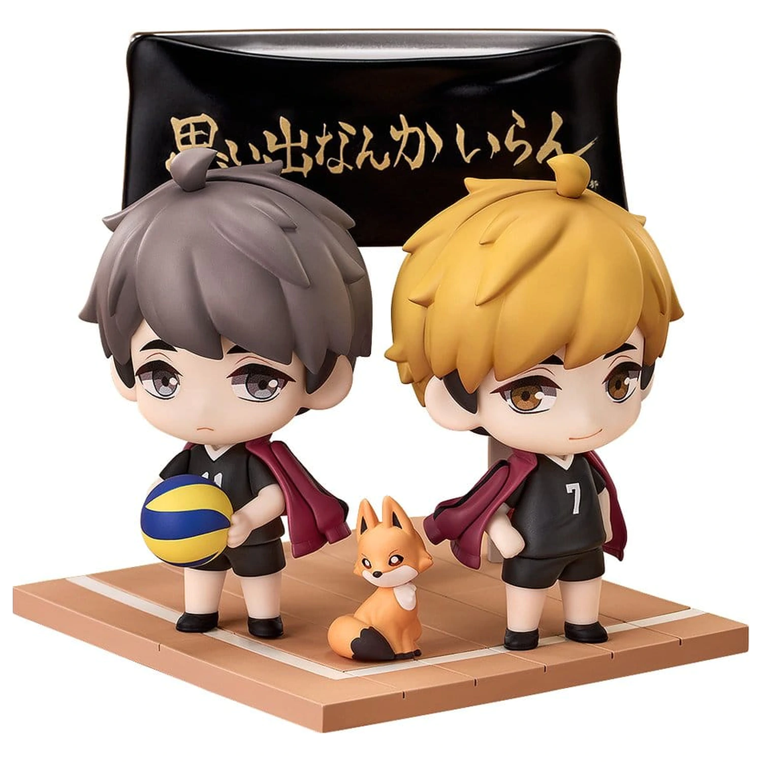 Haikyu!! Zestaw Qset+ Mini Figurki 2-pak Atsumu Miya i Osamu Miya 8 cm zdjęcie produktu