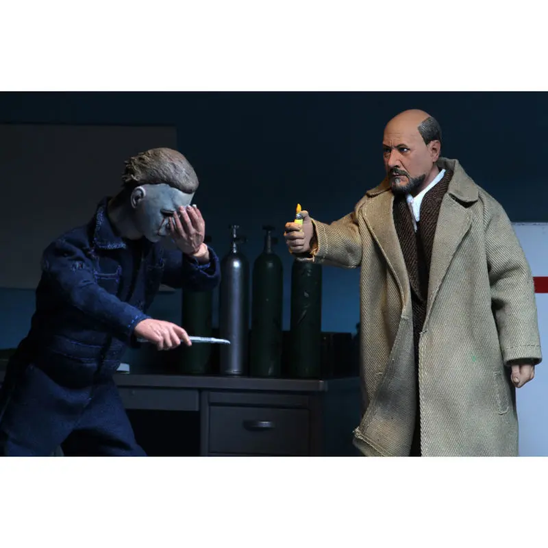 Halloween 2 Retro Action Figure 2-Pak Doktor Loomis & Laurie Strode 20 cm zdjęcie produktu