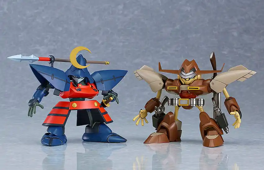 Hao Taikei Ryu Knight Moderoid Zestaw Modelu Plastikowego Seria Kolekcjonerska: 3 Hayatmaru & Delingar 10 cm zdjęcie produktu