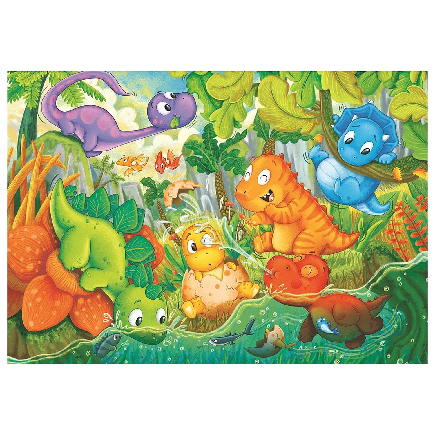 Happy Oasis 24-częściowe maxi puzzle Clementoni zdjęcie produktu