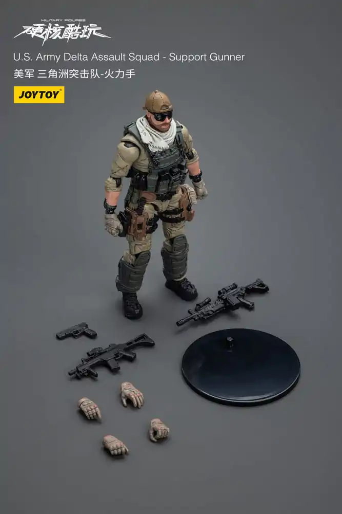 Figurka Akcji Hardcore Coldplay 1/18 U.S. Army Delta Assault Squad Support Gunner 11 cm zdjęcie produktu