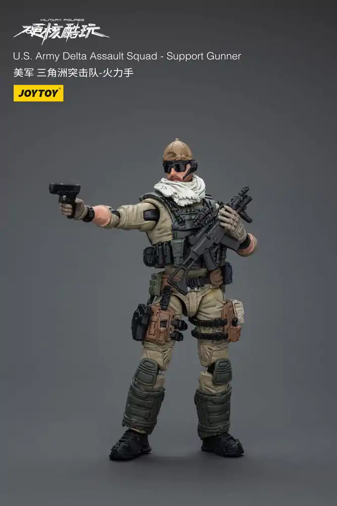 Figurka Akcji Hardcore Coldplay 1/18 U.S. Army Delta Assault Squad Support Gunner 11 cm zdjęcie produktu