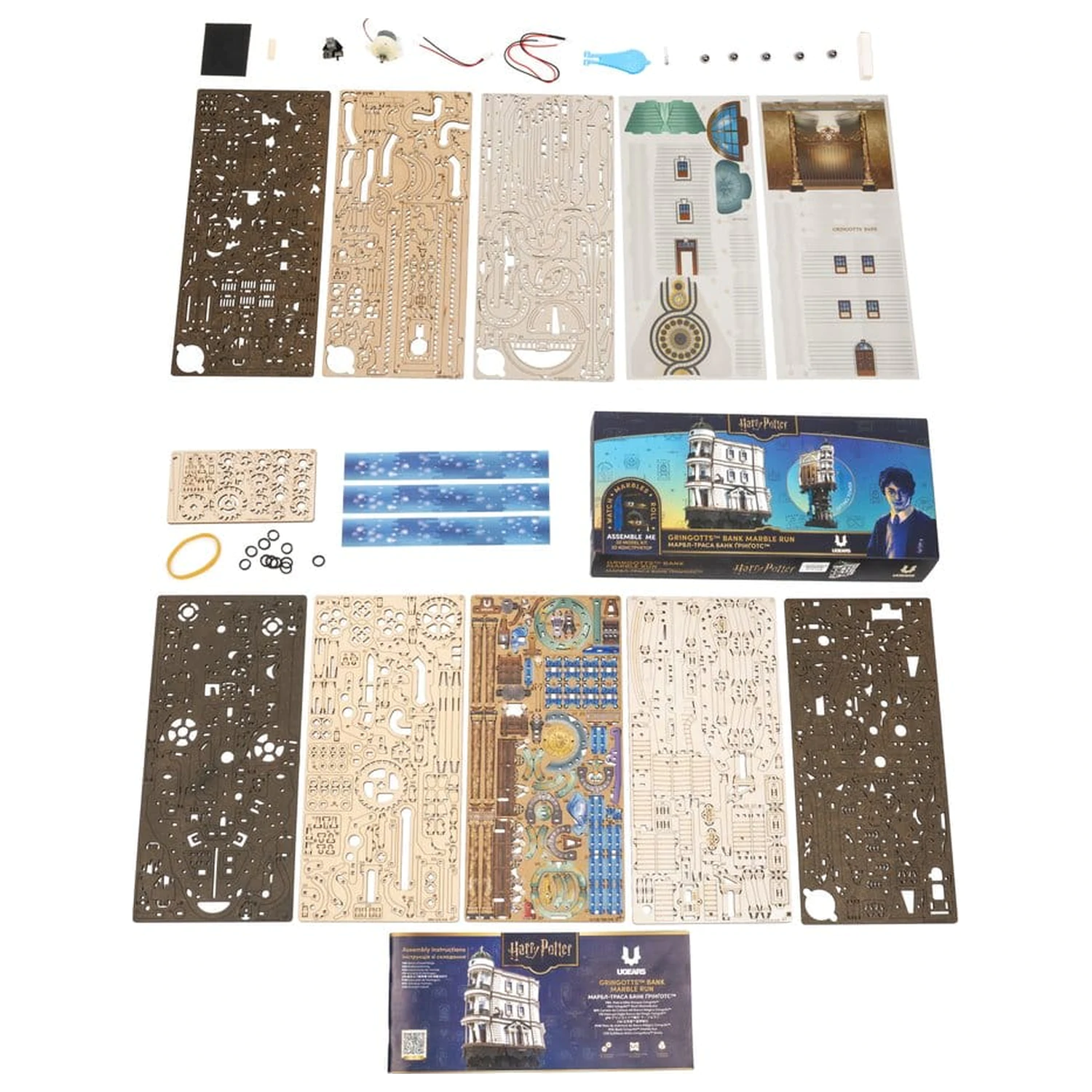 Harry Potter Drewniane Puzzle 3D Tor dla Kulek Bank Gringotta zdjęcie produktu