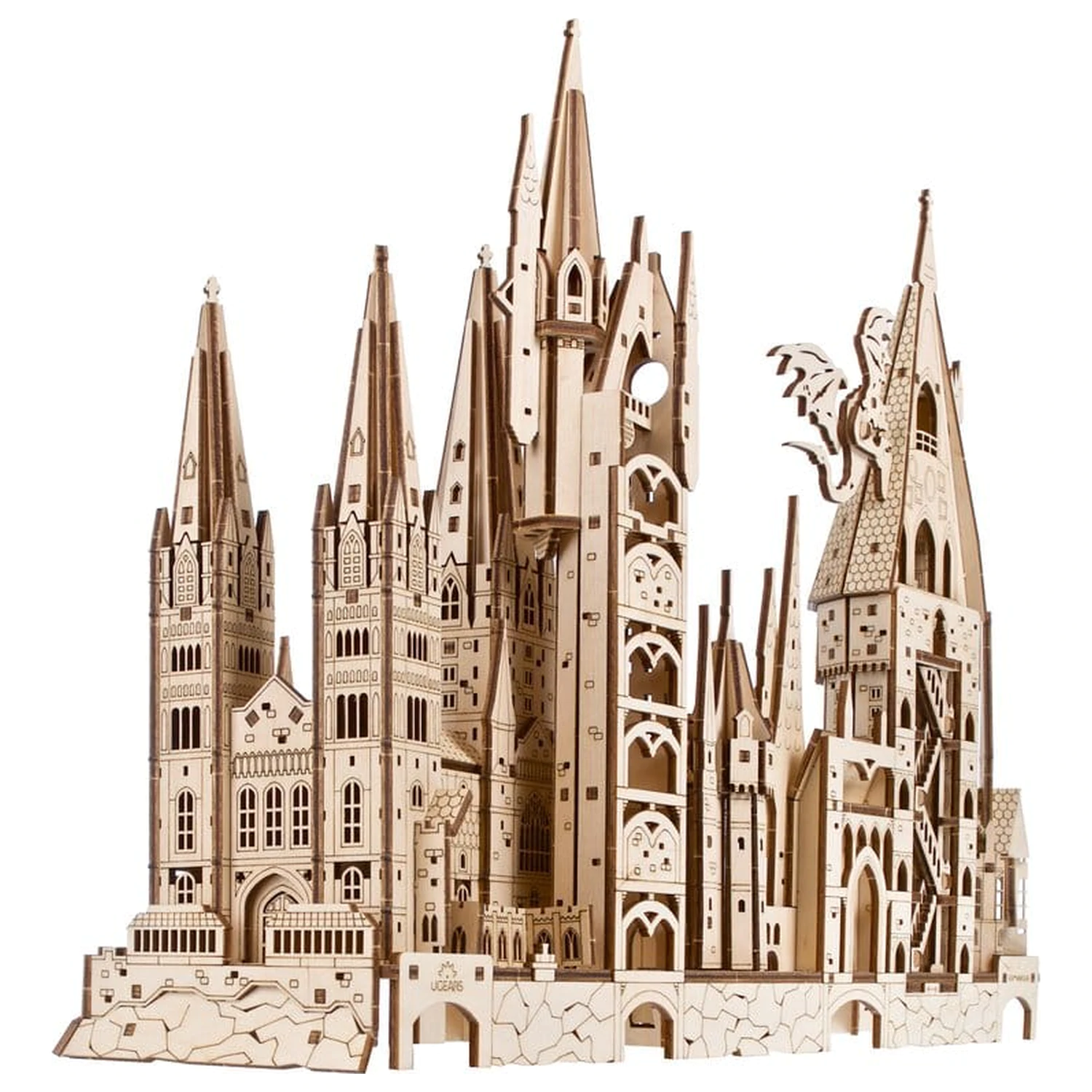 Harry Potter Drewniane puzzle 3D Zamek Hogwart zdjęcie produktu
