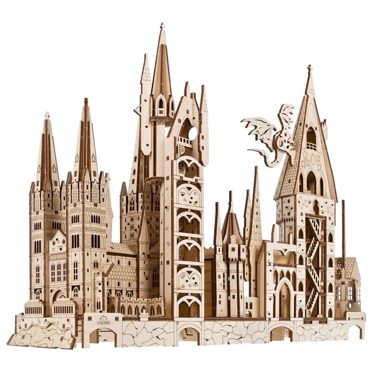 Harry Potter Drewniane puzzle 3D Zamek Hogwart zdjęcie produktu
