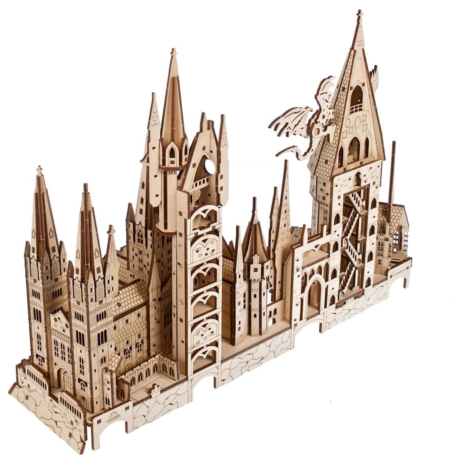 Harry Potter Drewniane puzzle 3D Zamek Hogwart zdjęcie produktu