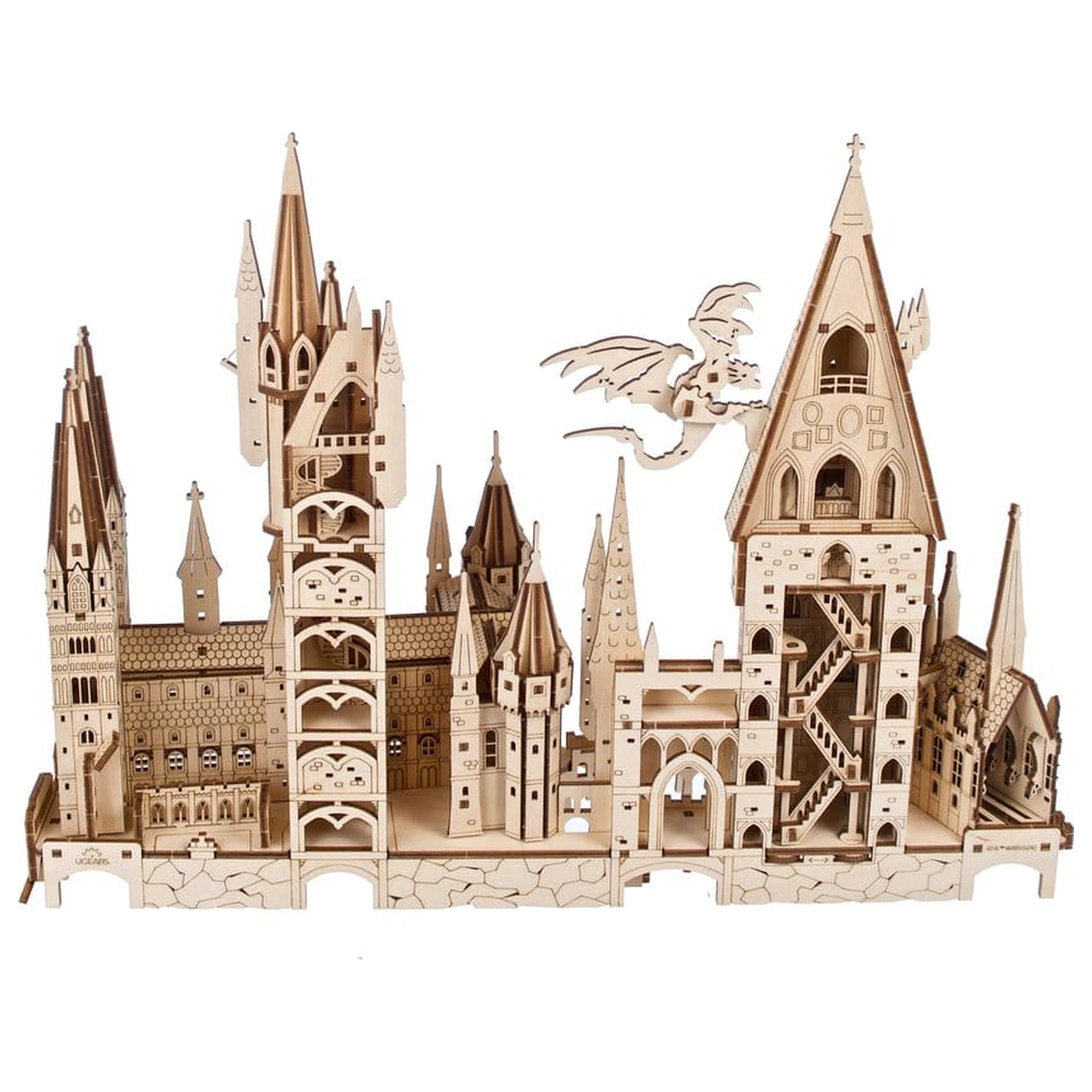Harry Potter Drewniane puzzle 3D Zamek Hogwart zdjęcie produktu