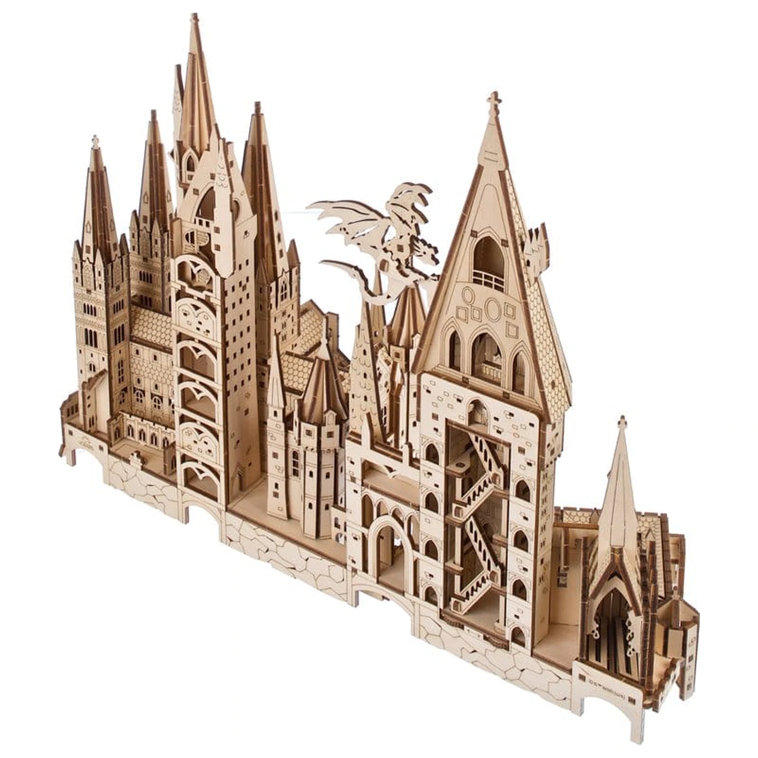 Harry Potter Drewniane puzzle 3D Zamek Hogwart zdjęcie produktu