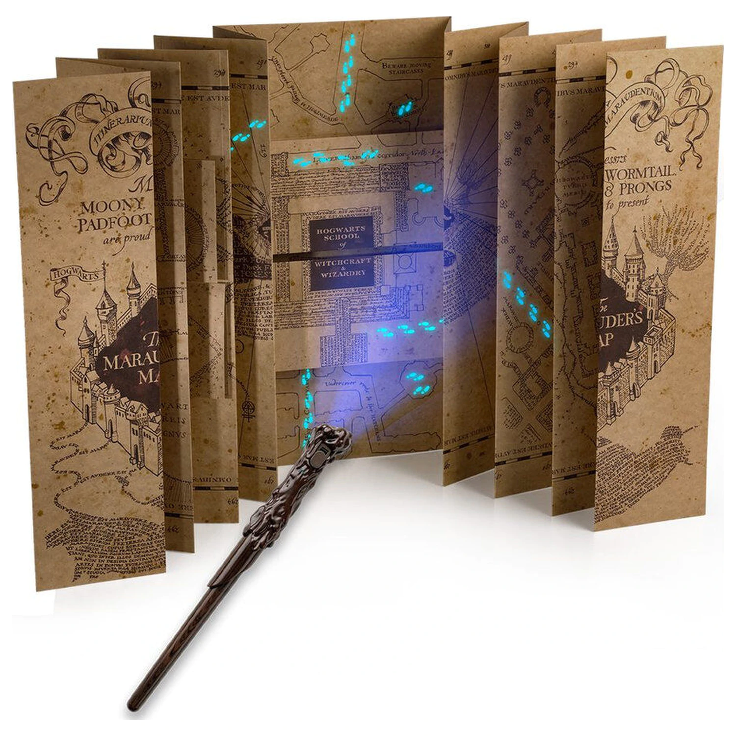 Harry Potter A5 zeszyt z tajną mapą i długopisem różdżką magicznym zdjęcie produktu