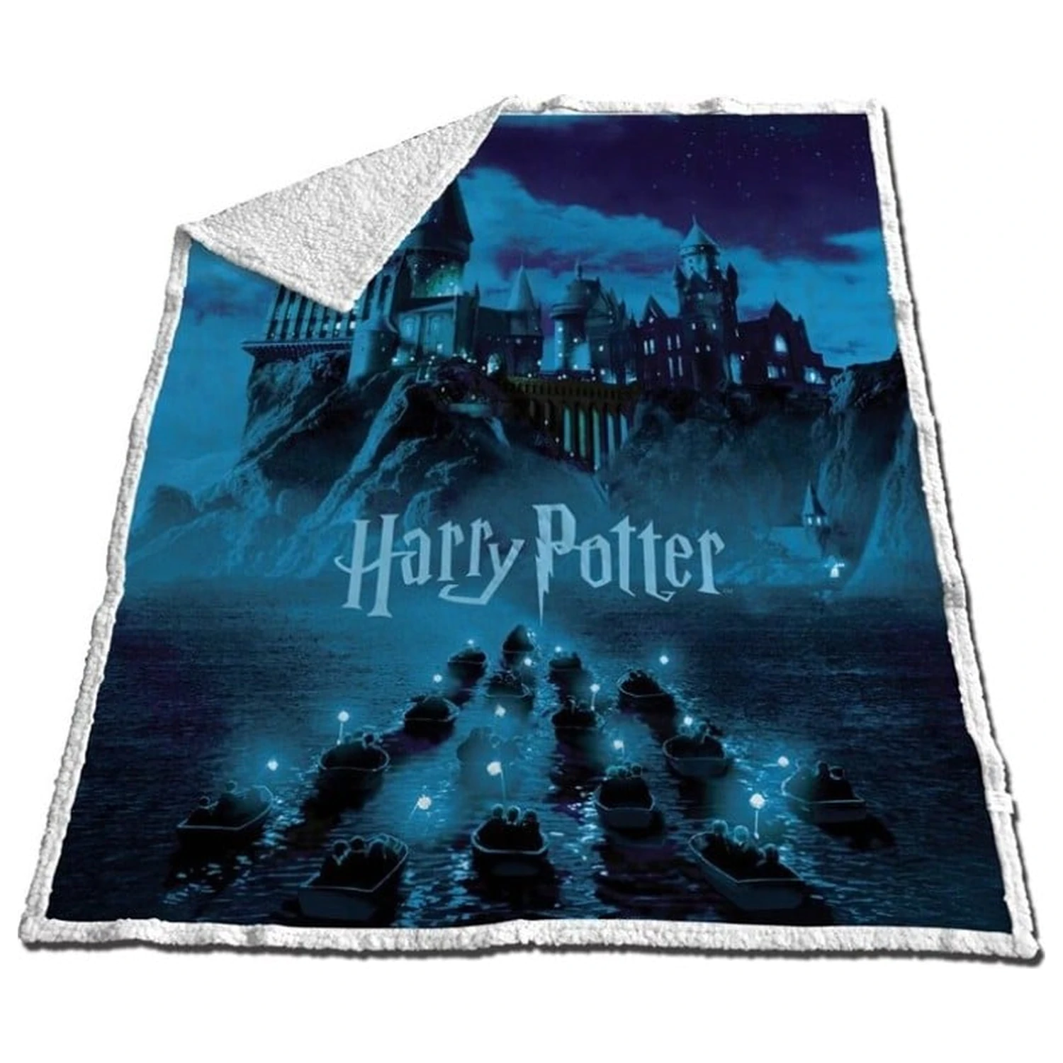 Koc Sherpa Harry Potter Arrival at Hogwarts 130x170cm zdjęcie produktu
