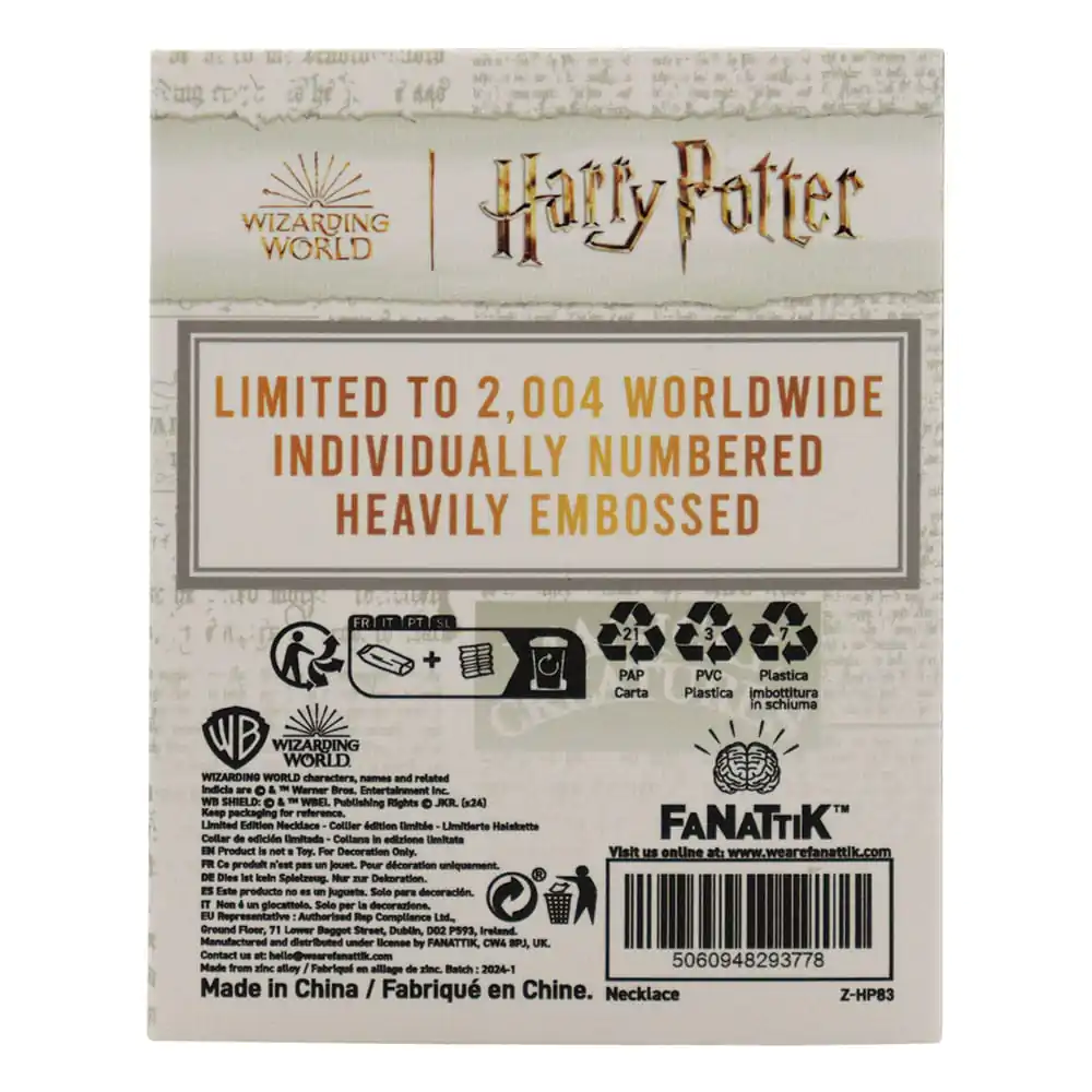 Naszyjnik Harry Potter z wisiorkiem Azkaban zdjęcie produktu