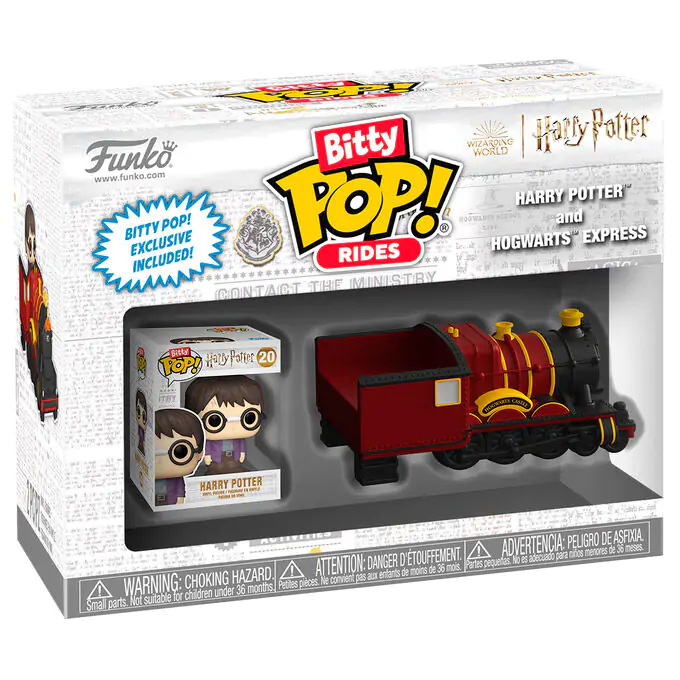 Harry Potter Bitty Funko POP! Rides Figurka Vinyl Harry Potter z Hogwarts Express 2,5 cm zdjęcie produktu