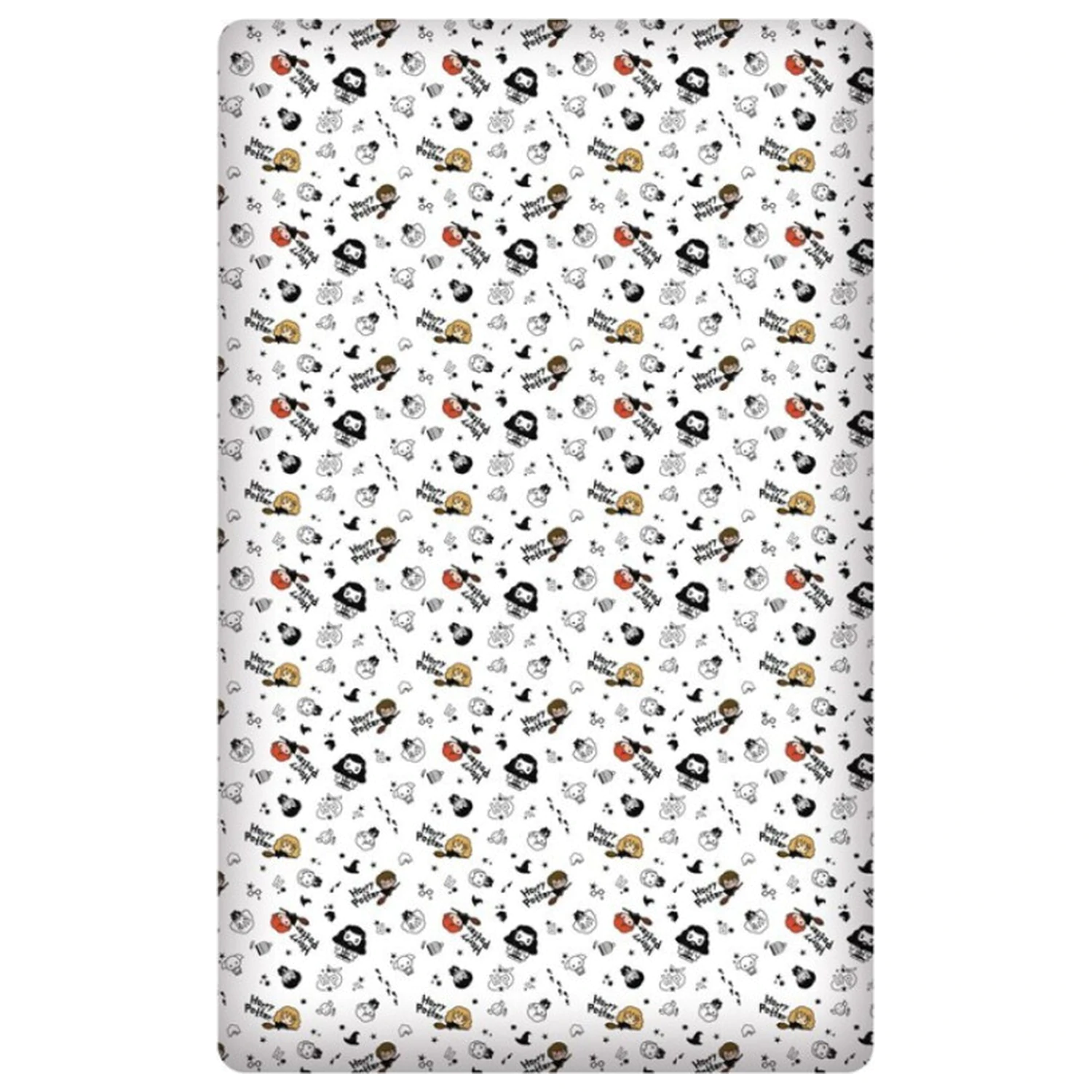 Harry Potter Broom prześcieradło z gumką 90x200 cm zdjęcie produktu